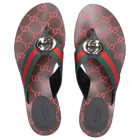 gucci beach slippers|gucci slippers for women.